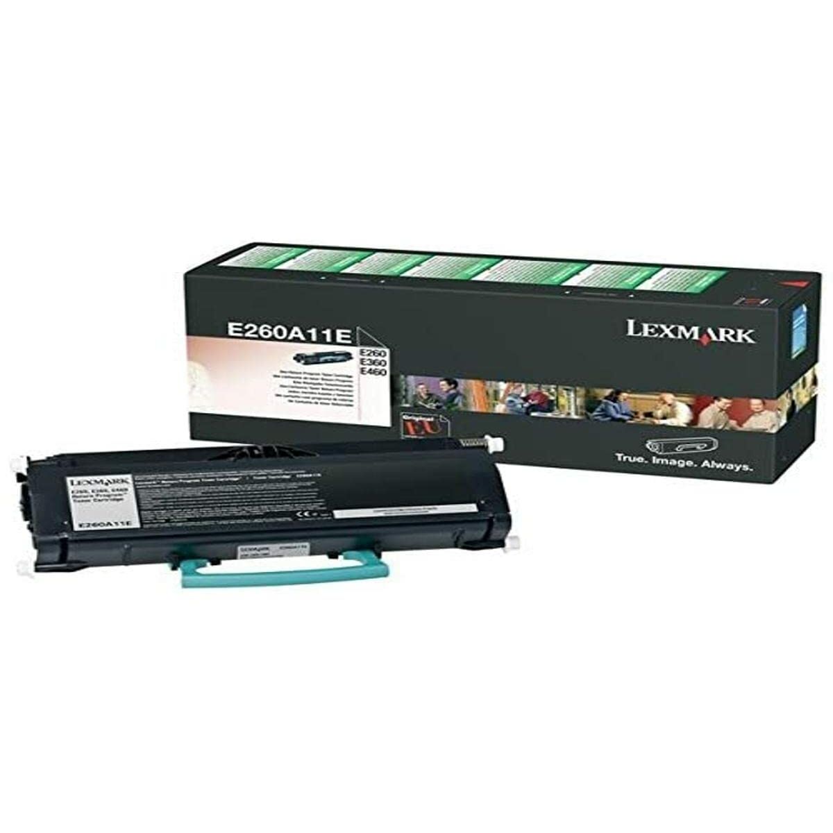 Toнер Lexmark E260A11E Черен